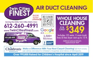 Twin Cities Finest  Air Duct Cleaning